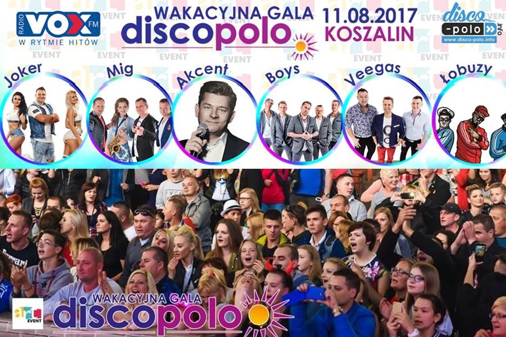Czołówka wykonawców sceny disco zagra 11 sierpnia w Koszalinie! 