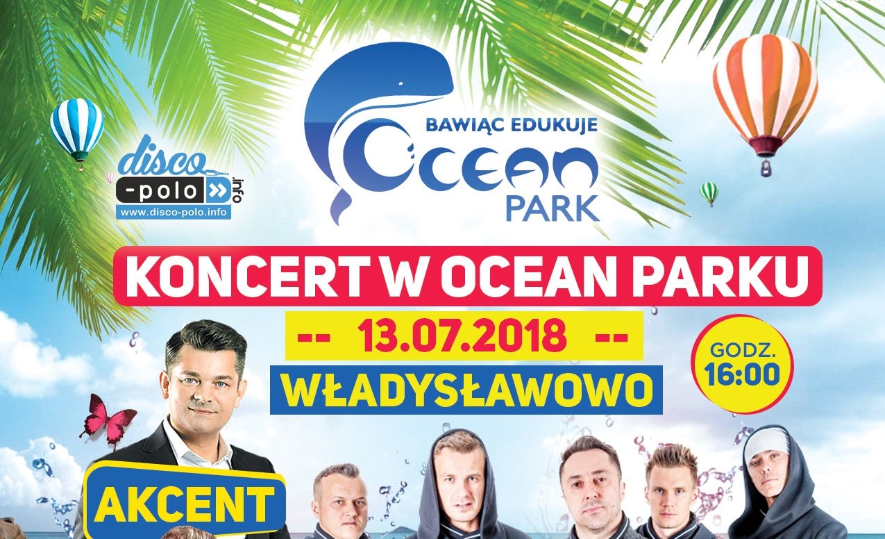 Zaczynamy nowy sezon! Ocean Park Władysławowo i największe gwiazdy disco polo już 13 lipca