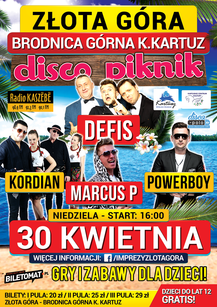 Imprezy Złota Góra - zaczynamy już 30 kwietnia