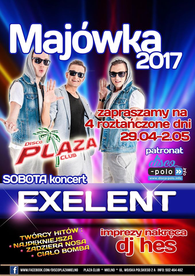 Majówka w Disco Plaza w Mielnie!