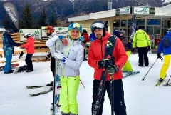 Elwira i Mariusz Mejk znaleźli oazę relaksu! Artyści delektują się zjazdami z Dolomitów | Zobaczcie gdzie!  