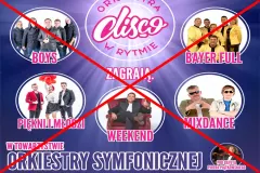 Orkiestra w rytmie disco całkowicie odwołana! Organizator wydał oświadczenie!