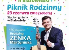 Piknik Rodzinny z Zenkiem Martyniukiem w Białowieży! Urodziny króla disco polo!
