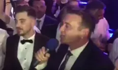 Radek Liszewski(Weekend) zaśpiewał na weselu syna Zenona Martyniuka wielki hit! | VIDEO | Tylko u nas