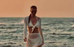 Angelika Żmijewska w białym bikini w Indiach! Fani oszaleli na widok nowych zdjęć wokalistki disco polo