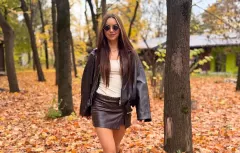 Angelika Żmijewska w skórzanej mini zachwyciła fanów