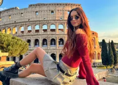 Angelika Żmijewska zachwyca w Rzymie! Gwiazda disco polo olśniewa urodą i stylem

