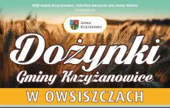 Dożynki Gminy Krzyżanowice 2025 w Owsiszczach z koncertem zespołu BOYS i bogatym programem artystycznym