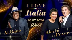 Festiwal I Love Italia w Sopocie. Al Bano i Ricchi e Poveri wystąpią w Operze Leśnej 18 lipca 2026