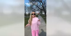 Internet huczy! Joanna Narożna niczym różowa landrynka tańczy do nowości „Tango” Fani zachwyceni?