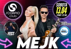 Koncert zespołu Mejk w klubie Scorpio Wnory Wiechy już dziś 13 kwietnia!