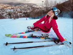 LaViola na stoku: Gwiazda disco polo wybrała się na narty!