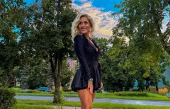 Czy tak wygląda najładniejsza wokalistka disco polo? Megi w czarnej sukience nie zostawiła wątpliwości