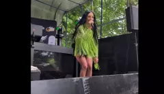 Paulina Basa w Kopenhadze. Jak wokalistka disco polo zaśpiewała na żywo „Mój chłopaczku"?