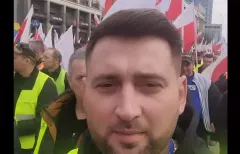 Power Boy wśród Rolników: Gwiazda Disco Polo na warszawskim proteście