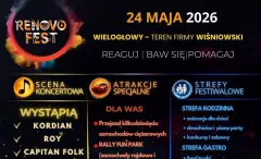 Renovo Fest 2026 w Wielogłowach z udziałem Kordiana i Roya, Capitan Folk!