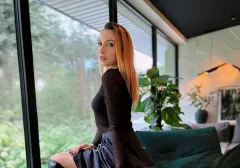 Skynova pokazuje swoje drapieżne oblicze tak wygląda gwiazda disco polo w czarnej kreacji
