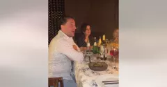 Tak gwiazdy disco polo bawią się w Gruzji! Marcin Miller Boys, Jurek Szuj Jorrgus oraz Dominik Bajorek tak śpiewają przy kolacji! | VIDEO