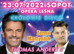 To już dziś! W Operze Leśnej wystąpią „Królowie Disco„! Zenon Martyniuk i Modern Taliking!