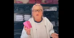 To prawdziwy hit! Babcia Skolima w roli głównej! 
