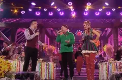 Wielkie Gwiazdy Disco Polo razem na scenie: Marcin Miller, Magda Narożna i Kuba Urbański w utworze „Wszystkie rybki„!
