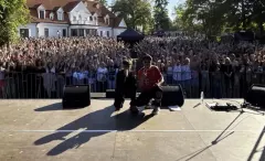 WonerS szaleje na scenie! Co wydarzyło się podczas koncertu w Łasku? Fani nie mogli uwierzyć!