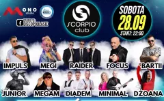 Zakończenie lata w Klubie Scorpio 28 września! Gwiazdy disco polo rozgrzeją scenę do czerwoności! Kto wystąpi?

