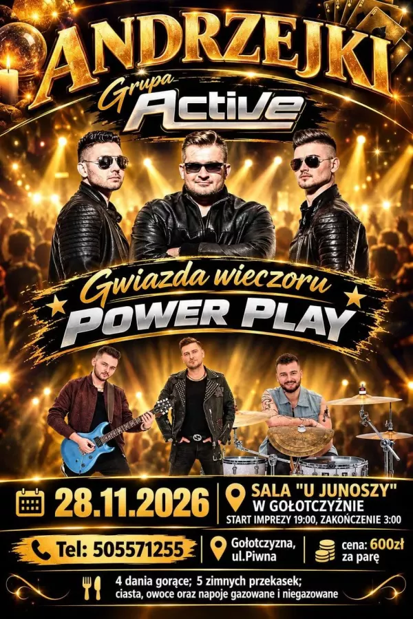 Andrzejki Sala U Junoszy Gołotczyzna - 28 listopada 2026