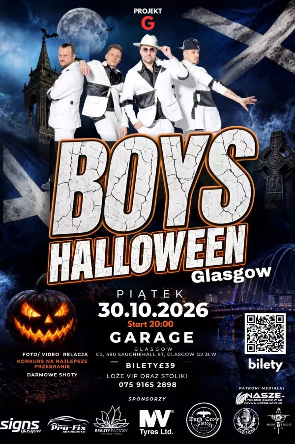 Boys - Halloween Glasgow - 30 października 2026