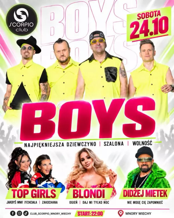 Boys - Scorpio Club Wnory Wiechy - 24 października 2026