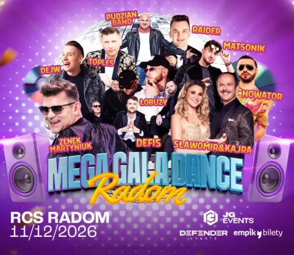 Mega Gala Dance Radom - 11 grudnia 2026