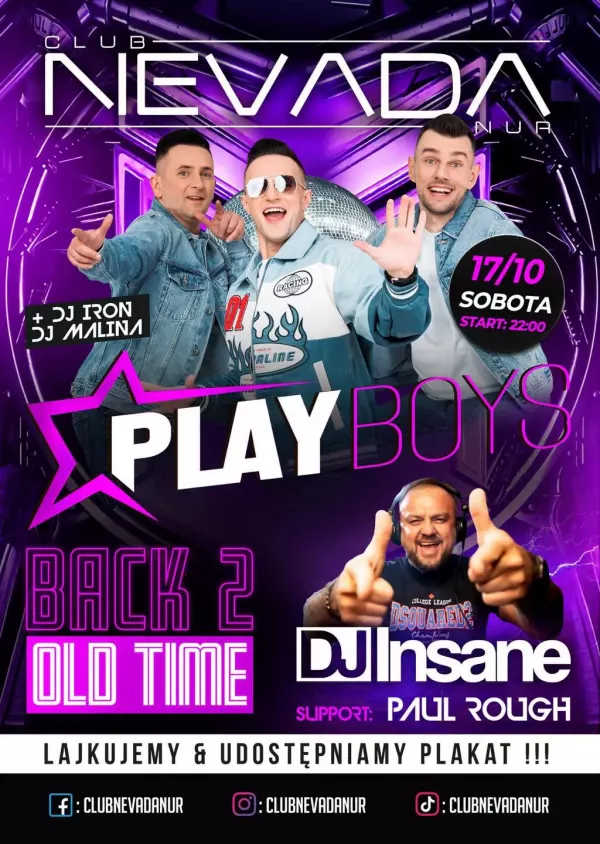 Playboys - Club Nevada Nur - 17 października 2026