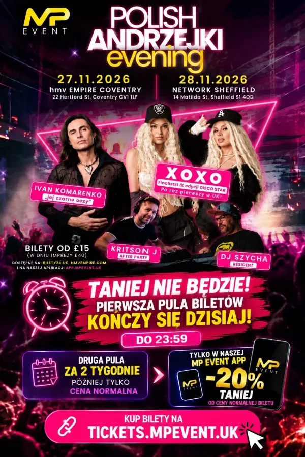 Polish Andrzejki Evening - 27 i 28 listopada 2026