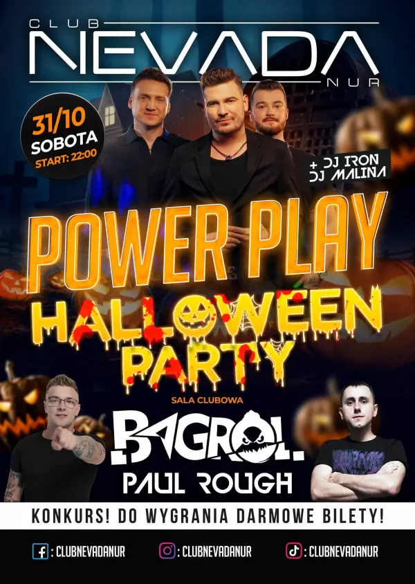 Power Play - Club Nevada Nur Halloween Party - 31 października 2026