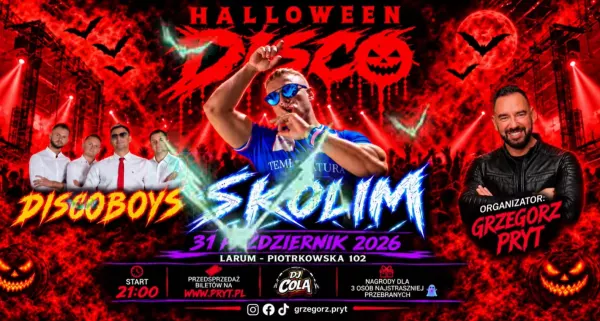 Skolim, DiscoBoys - Halloween Disco - 31 października 2026