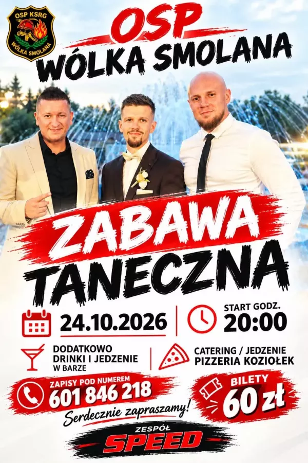 Speed - Zabawa Taneczna OSP Wólka Smolana - 24 października 2026