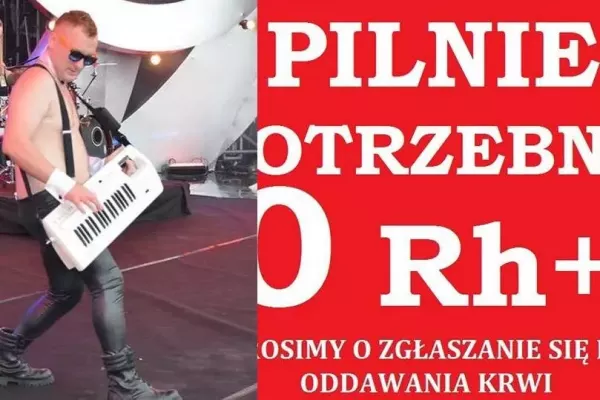 Potrzebna krew dla członka grupy TEX