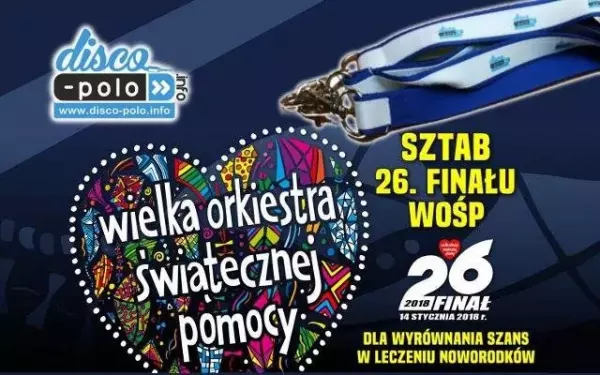Licytacja od 1 zł: Smyczka na klucze od Disco-Polo.info | Aukcja WOŚP