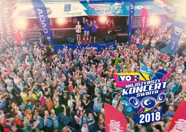 Zostań gwiazdą Najszybszego Koncertu Świata VOX FM! - weź udział w aukcji! 