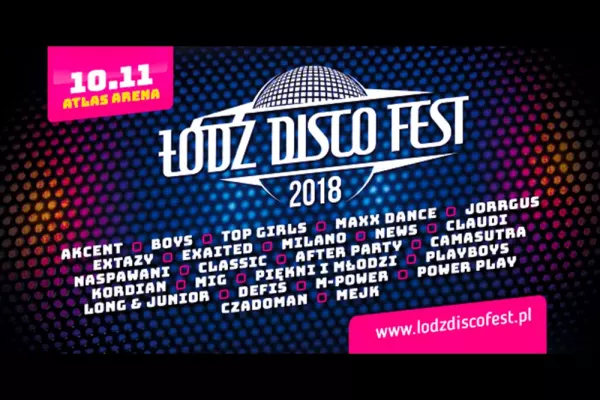 Znamy listę Artystów jednego z większych Festiwali muzyki Disco! Same gwiazdy! | ŁÓDŹ Disco Fest 2018!