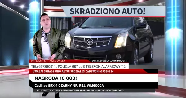 Pilne! Skradziono samochód wokaliście disco polo! Artysta wyznaczył nagrodę!