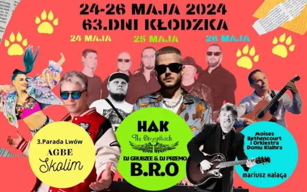 63. Dni Kłodzka! Zobacz, jakie koncerty rozgrzeją miasto w weekend! Wystąpią Skolim i Agbe