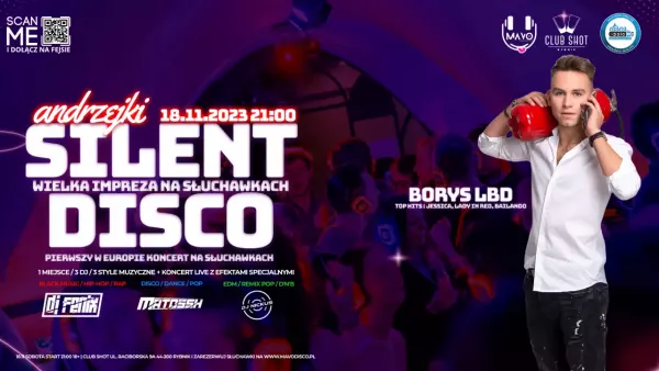 Andrzejki z Silent Disco x BORYS LBD x JESSICA na żywo – Noc, której nie zapomnicie!