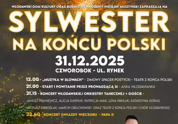 Arek Braxton i Papa D zagrają podczas Sylwestra na końcu Polski we Włodawie
