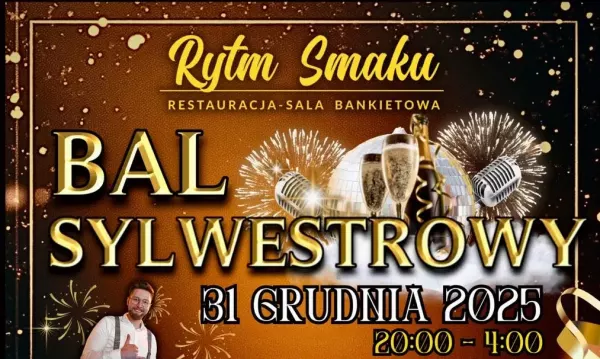 Bal sylwestrowy 2025 z Kapelą Roy w Bochni.