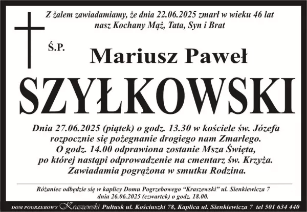 Branża disco polo w żałobie. Wiemy, kiedy odbędzie się pogrzeb Mariusza Szyłkowskiego z zespołu Blue Boys

