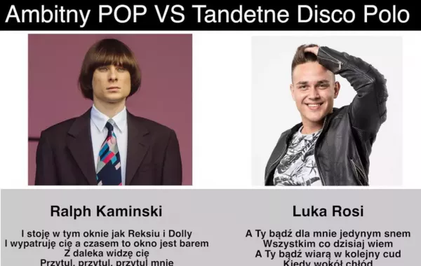 Disco polo lepsze od Ralpha Kaminskiego?! W sieci burza, internauci drwią z artysty „zdecydowanie wolę to „tandetne disco polo„