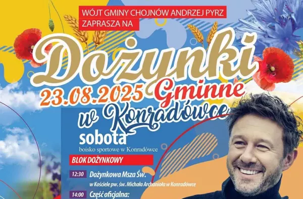 Dożynki Gminne w Konradowce 2025 z wyjątkowymi koncertami! Zespół Milano na scenie! 