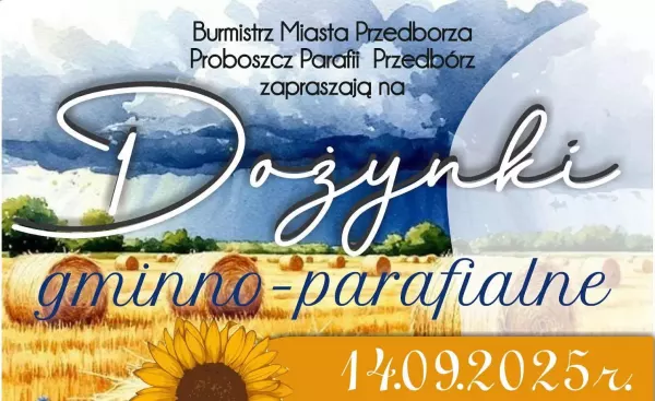 Dożynki gminno-parafialne w Przedborzu 2025 z koncertem zespołu Skaner