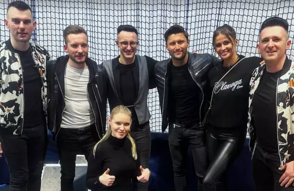 Gwiazdy serialu ”Gliniarze” w gorącym tańcu! Ewelina Ruckgaber, Piotr Mróz i Agnieszka Wasilewska bawią się w rytm hitu Playboys | VIDEO